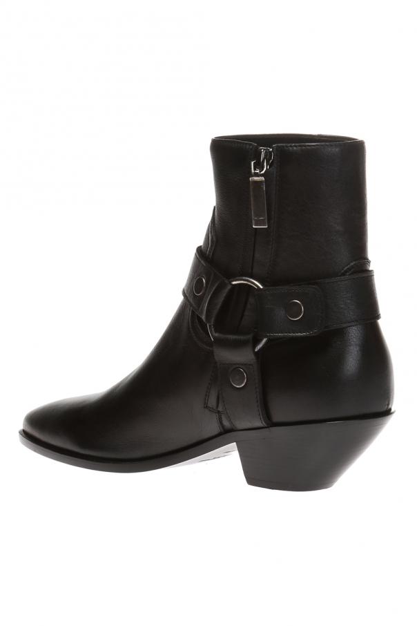 saint laurent west harness boots